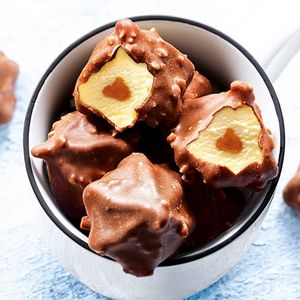 Eiscreme-Leckerbissen Vanille und Karamel 12 stk