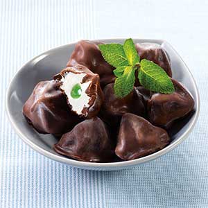 Eiscreme-Leckerbissen Minze und Schokolade 12 stk