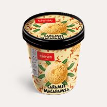 Rahmglace Macadamia-Nuss-Karamell