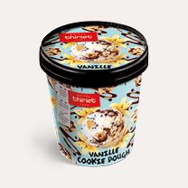 Crème glacée Vanille Cookie