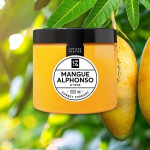 Vollfrucht-Sorbet Mango Alphonso aus Indien