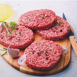 Burger aus reinem Rindfleisch Bio 4 Stück