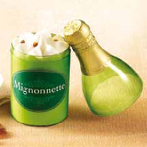Mignonnettes mit Champagner-Eiscreme 4 stück