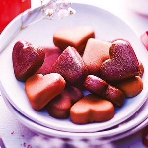 12 Coeurs glacés vanille/chocolat 12 Coeurs glacés vanille/chocolat