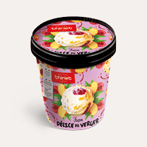Crème glacée Délice du Verger Pot 500 ml*
