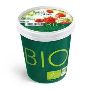 Bio Erdbeeren Becher 500 ml*
