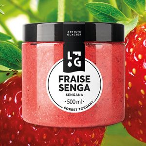 Sorbet Vollfrucht Erdbeere Senga Sengana