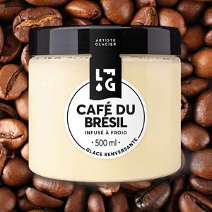 Crème glacée café du Brésil infusé à froid