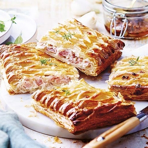Feuilleté jambon fromage Feuilleté jambon fromage