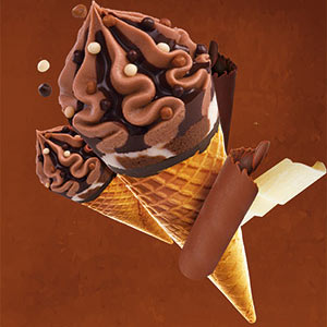 6 Cornets Classico 3 chocolats 6 Cornets Classico 3 chocolats