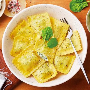 Ravioli ricotta épinards