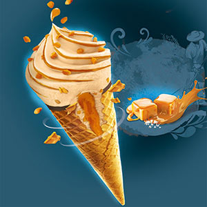 6 Cornets Exalto Caramel au beurre salé 6 Cornets Exalto Caramel au beurre salé