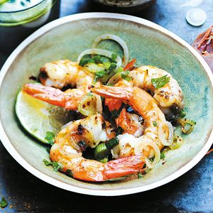 Gambas sauvages entières crues 12/16 pcs x 2