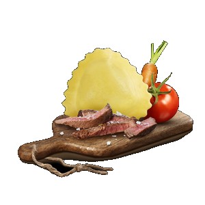 Raviolo à la viande de boeuf d'Hérens 1.5 kg Raviolo à la viande de boeuf d'Hérens 1.5 kg