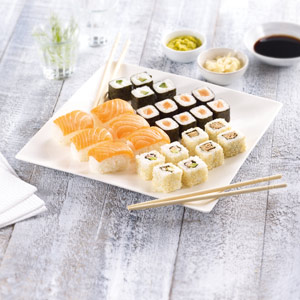 26 Sushi, gemischt 26 Sushi, gemischt