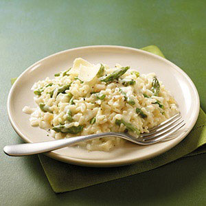 Risotto aux asperges vertes Risotto aux asperges vertes