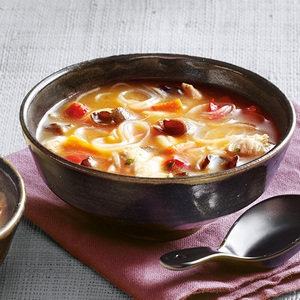 *2 Soupes thaï au poulet *2 Soupes thaï au poulet
