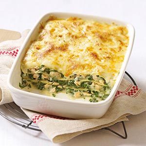 Lasagnes au saumon et épinards 900g Lasagnes au saumon et épinards 900g