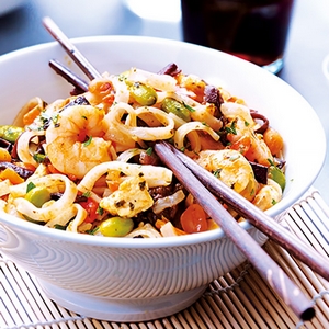 Pad thaï aux crevettes Pad thaï aux crevettes