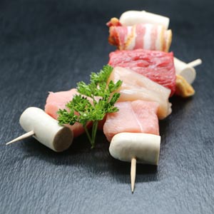 4 Brochettes mixtes 4 Brochettes mixtes